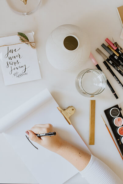 hand made Calligraphy